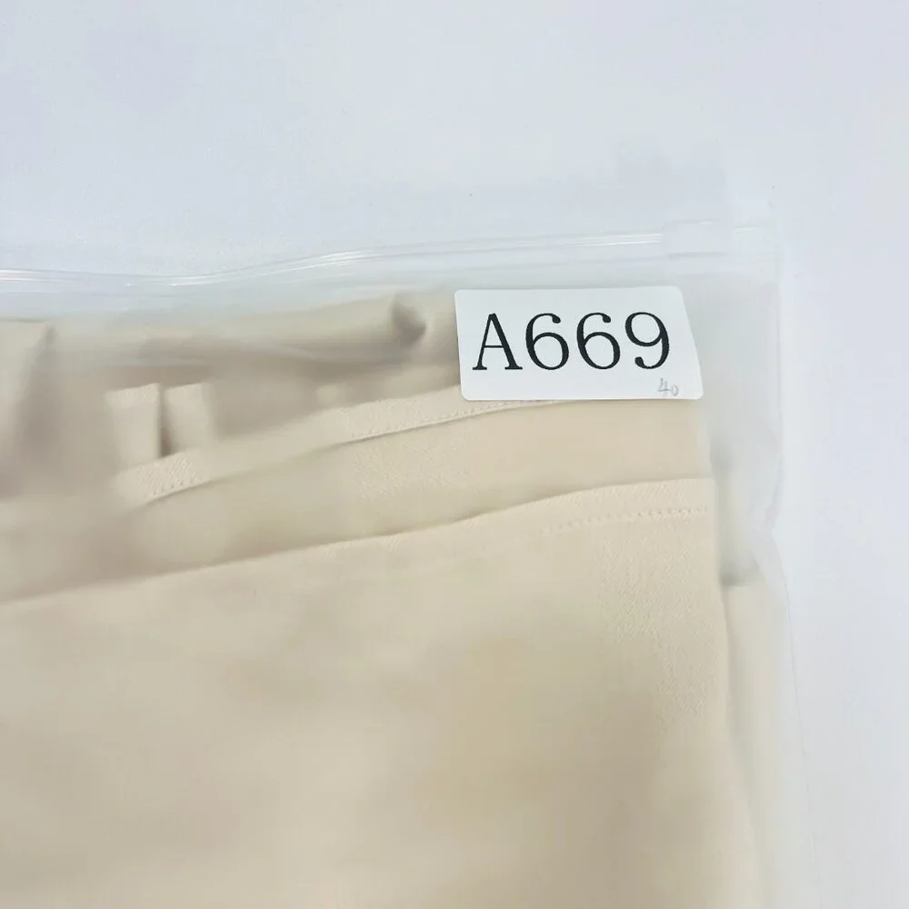 NWOT SEE BY CHLOÉ Tie-Neck Twill Blouse Khaki Size 38/6 Long Sleeves Ruffles - Picture 13 of 13